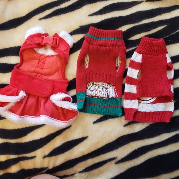Adorab Doggie Christmas outfits sz XXS & XS - Picture 2 of 5